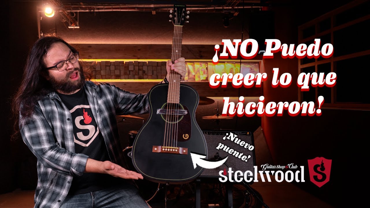 ¡La acústica más deseada que YA puedes amplificar.! | Gretsch Jim Dandy Deltoluxe Parlor