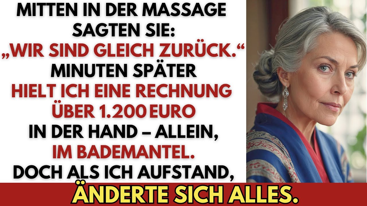 Mein Sohn ließ mich im Luxusthermalbad mit 1.200 Euro Rechnung zurück – er ahnte nicht, was folgte.