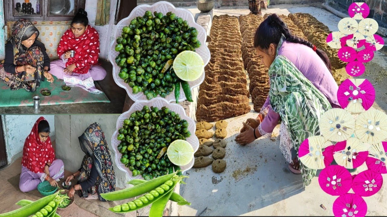 💁‍♀️Aaj Khet Se Matar Todkar Banayi Chatpati🥗 Matar Ghughari desi ll  kar liya adhura kam pura 🤷‍♀️ 