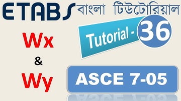 36. How to define Wind Load in ETABS using ASCE 7-05 according to BNBC 2020 | Civil Engineering Tips