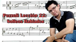 Solfeo Hablado: Pozzoli Lección 22 | Practiquemos juntos
