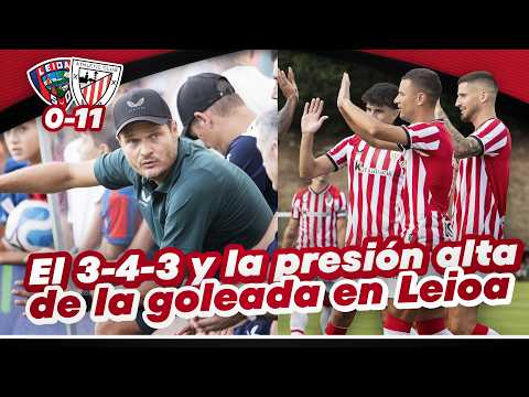 MÁS DETALLES DEL 3-4-3 Y LA PRESIÓN ALTA DEL NUEVO ATHLETIC DE TERZIĆ | LEIOA 0-11 ATHLETIC