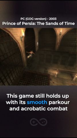 This game still holds up with its smooth parkour and acrobatic combat