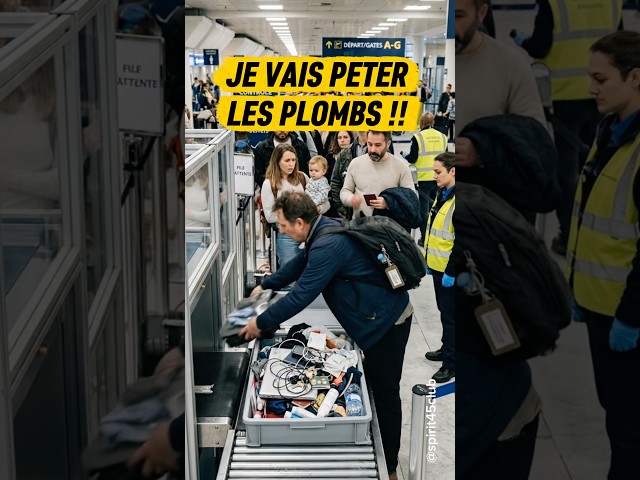 Je vais peter les plombs !!! humour aeroport tapis