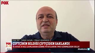 Faik Toy Fox Haberde Gübreye 16 Ayda 31 Kez Zam Fahiş Zamları Açıkladım