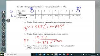 Unit 3 Day 6 Modeling Functions Video Notes