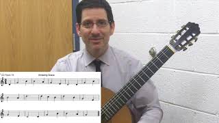 Musical Examples (page 30-31) on Strings 1-4. Beginning Classroom Guitar, Philip Hemmo