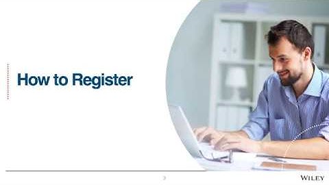 WileyPLUS FDOC Presentation: How to Register for & Use WileyPLUS