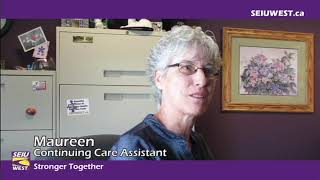 Maureen: Continuing Care Assistant