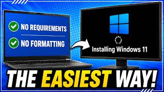 How to Install Windows 11 on ANY OLD PC (No TPM, No Formatting) – 2026