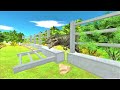 T-rex escape. Dinosaur Park of Confusion. FPS perspective! | Animal Revolt Battle Simulator