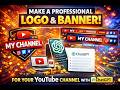 Create YouTube Channel Logo &amp; Banner with ChatGPT | Magic of Science Channel Design Tutorial