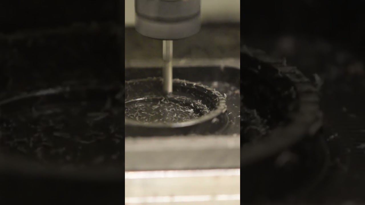 Roughing out this Delrin®️ to start our design for a bottle opener!