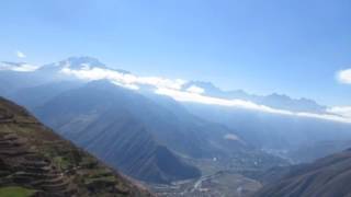 Jane zip lining Peru 2017