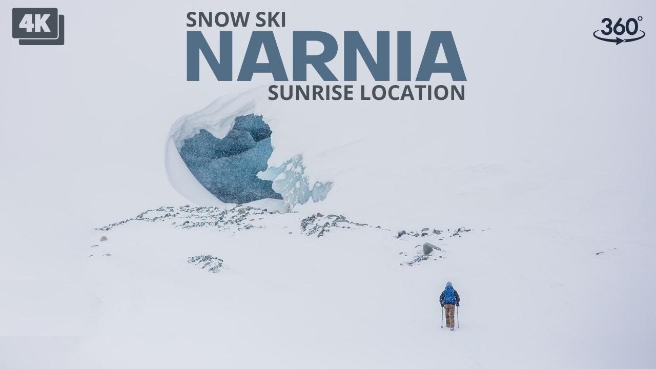 Narnia Snow Ski Sunrise tour in Le Grand-Bornand 8k | Best ski resort 360 Travel VR