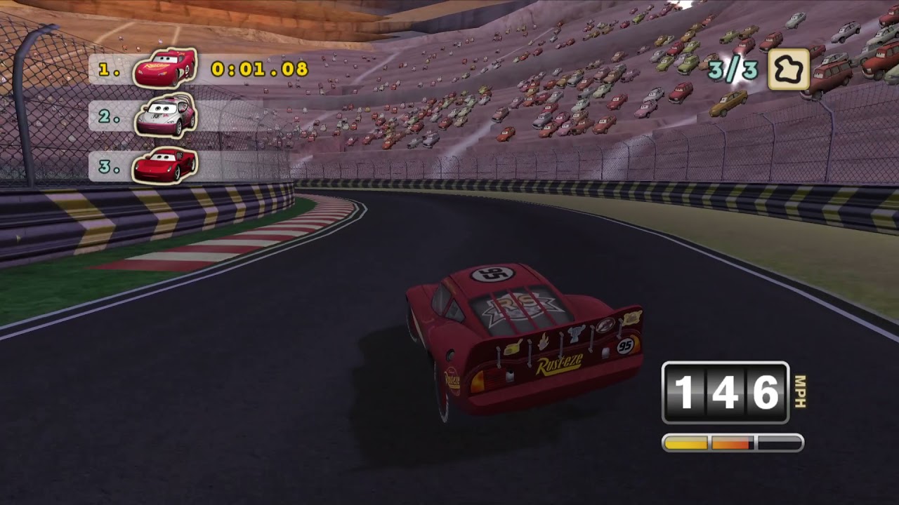 Cars Mater-National PS3 Part 38 - Stadium Race #4 (RPCS3)