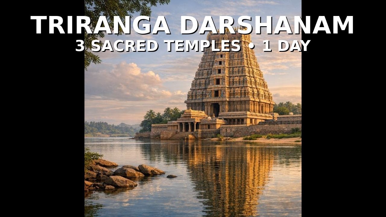 Triranga Darshanam: 3 Sacred Temples in 1 Day | Srirangapatna • Shivanasamudra • Srirangam