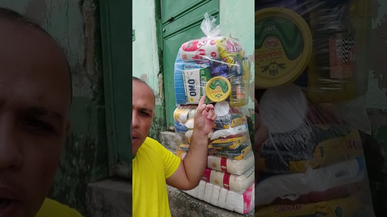 saiba o PREÇO da CESTA BÁSICA GRANDE #shorts