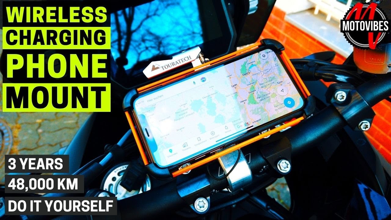 WIRELESS CHARGING PHONE MOUNT LONGTERM USER REVIEW Touratech i 
