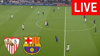 🔴LIVE : Sevilla Vs Barcelona La Liga 2024 Live Streaming Today Match