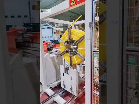 Automatic HDPE pipe coiler