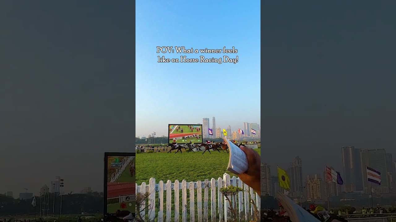 Victory, glory, and the sound of cameras flashing - this is what winning feels like on Race Day! 🏇