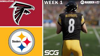 Madden NFL 27 | Falcons at Steelers Week 1 Simulation Highlights
