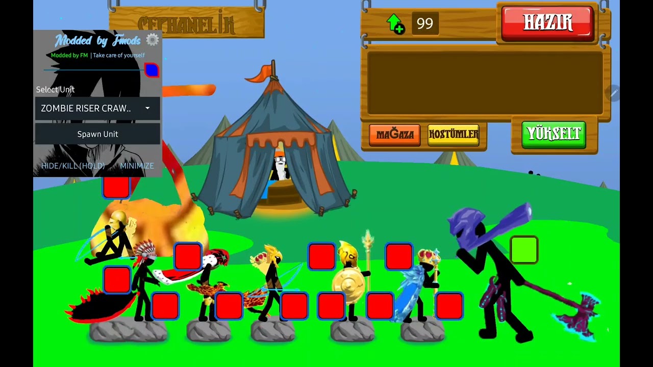 İlk Değişik+Hileli Stick War Leagcy videom.