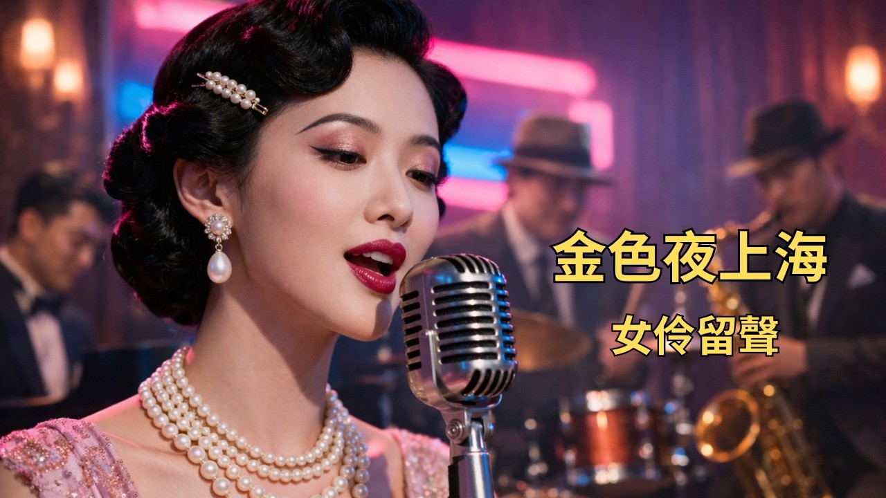 《夜上海爵士》 金色夜上海 · 女伶留聲,  1940s Shanghai Jazz｜Vintage Chinese Lounge