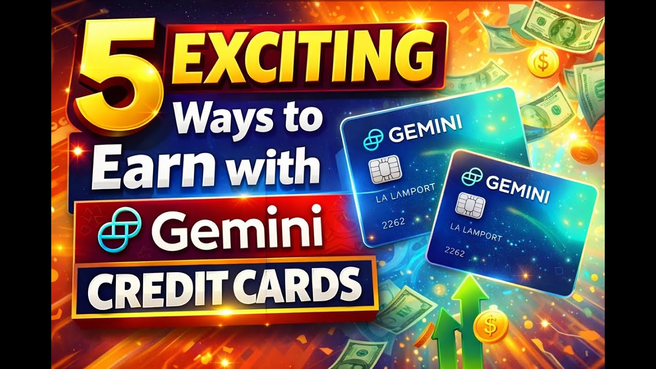 5 EXCITING Ways to Earn with Gemini Crypto Credit Card