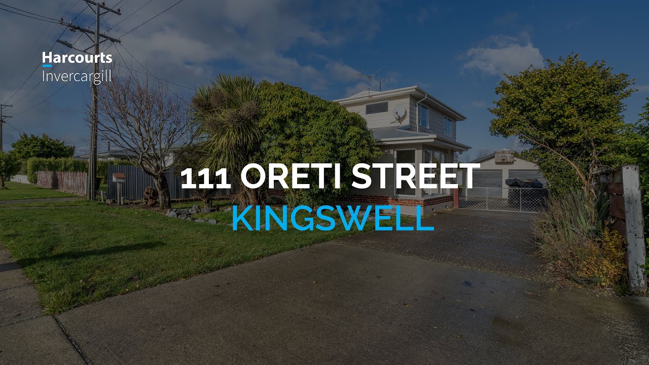 FOR SALE 111 Oreti Street Kingswell Harcourts Invercargill YouTube