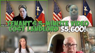 Tenant’s 5-Minute Video Cost Landlord $5,600!