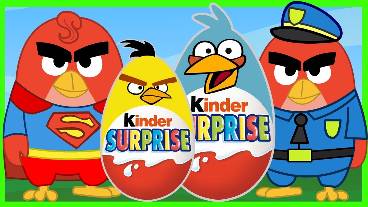 Энгри Бёрдс на русском - Киндер сюрприз - Angry Birds - Kinder Surprise - Злые Птички - Мультик