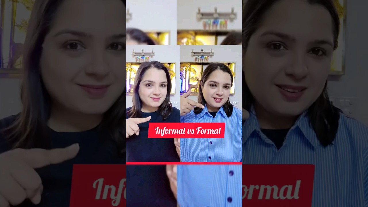 Persona Informal Informal vs Formal: Which Style Wins? #learnenglish #basicenglish # ...