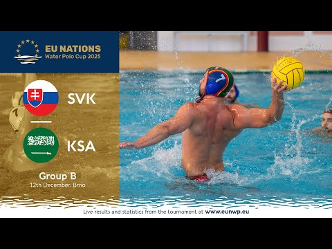 EU Nations Men's Water Polo Tournament 2025 | D1 | Group B | 5- Slovakia - Saudi Arabia