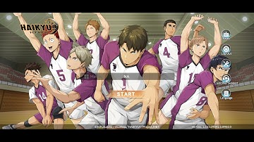 Haikyu!! Fly High - Title Screen / Main Menu with Music