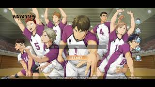 Haikyu!! Fly High - Title Screen / Main Menu with Music