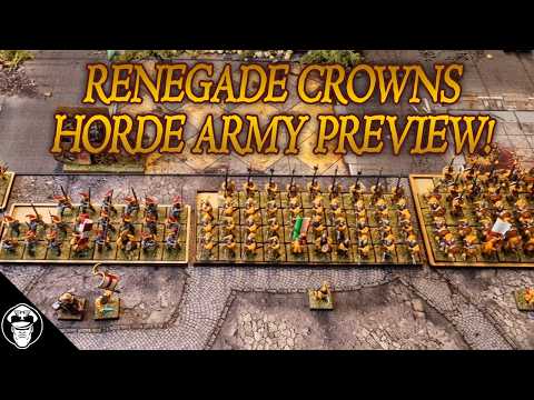 SO. MUCH. INFANTRY! My Competitive Renegade Crowns Army List! | Warhammer: The Old World