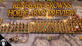 SO. MUCH. INFANTRY! My Competitive Renegade Crowns Army List! | Warhammer: The Old World