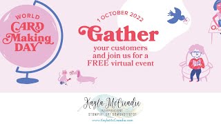 Come Join World Cardmaking Day FREE event + Claim your FREE pack of Pearls!