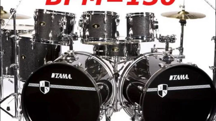 BPM=150 Simple Straight 8Beat - Drum Track / Loop / Metronome