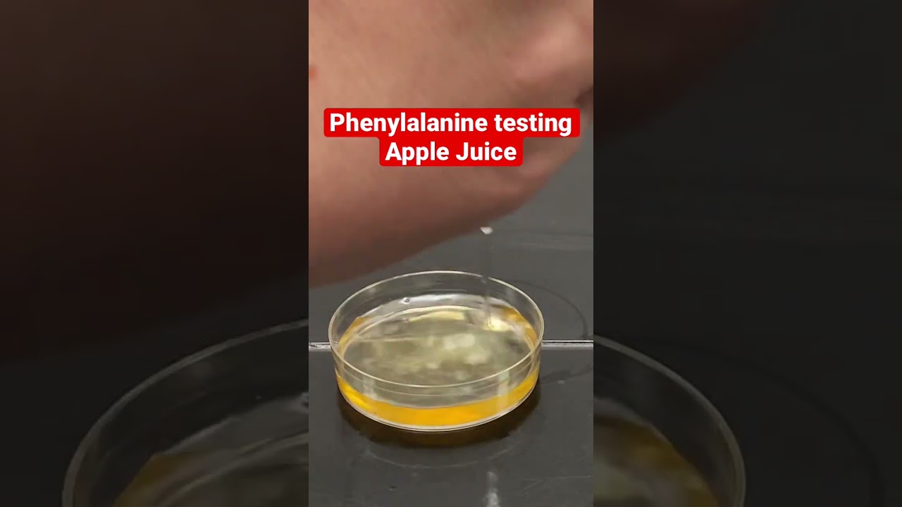 Phenylalanine Test of Apple Juice
