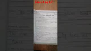 class 4 Oxford modern English workbook pg 6,7