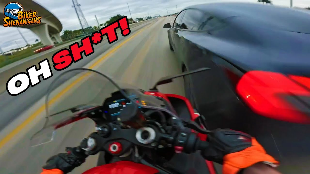 Epic & Insane Motorcycle Moments Caught on Camera - YouTube