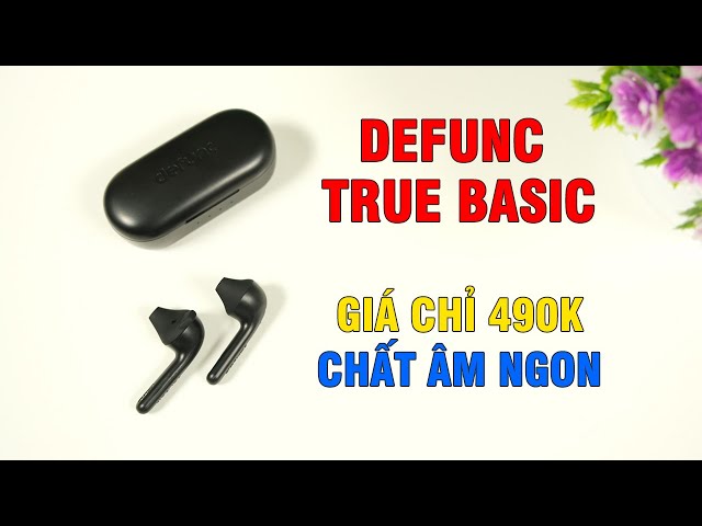 SALE 7.7: Tai nghe TWS Defunc True Basic chất âm cực ngon trong tầm giá 500K