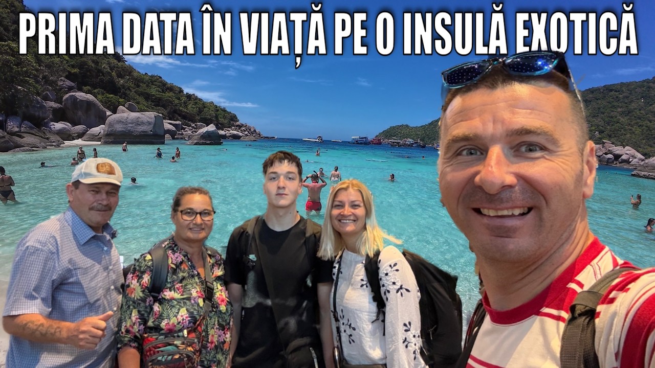 Am ajuns cu FAMILIA pe o INSULA EXOTICĂ și au făcut pentru prima data în viață asta