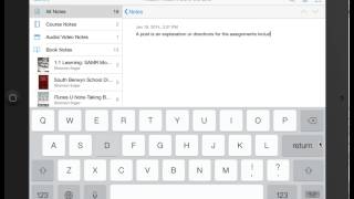 iTunes U Demo on iOS