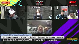 Cande Rubiola - Jugadora de Handball Subcampeona del Argentino de Selecciones en Cadetes en Mendoza