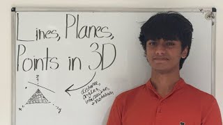 3D Geometry: Intersections, Distances, & Angles of Lines, Planes, & Points