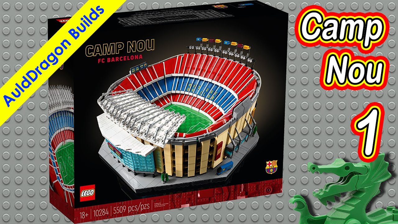Camp Nou-FC Barcelona (10284) — Lego Building Session 1